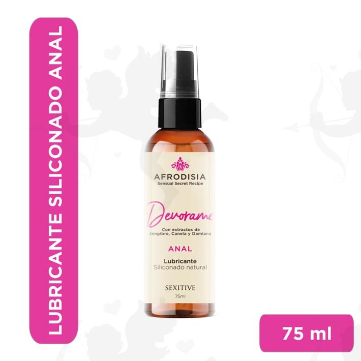 Lubricante siliconado Devorame para sexo anal 75ml